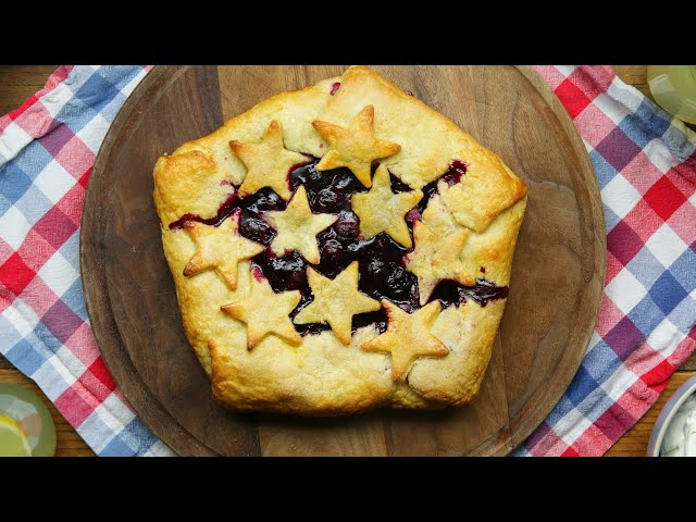 Grilled Blueberry Pie