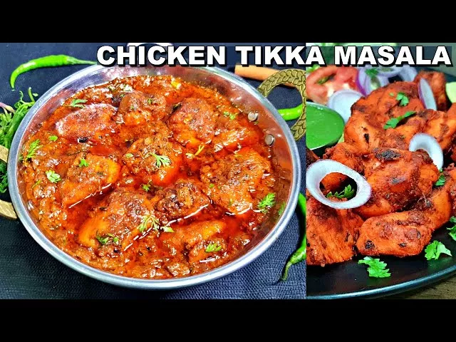 Restaurant Style Chicken Tikka Masala - Best Chicken Tikka Gravy