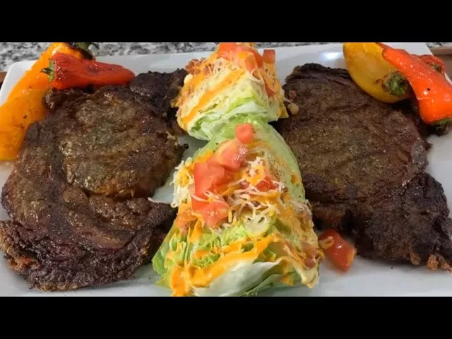 Wedge Salad and Steak