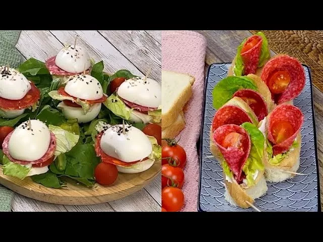 4 Creative ideas for a tasty appetizer