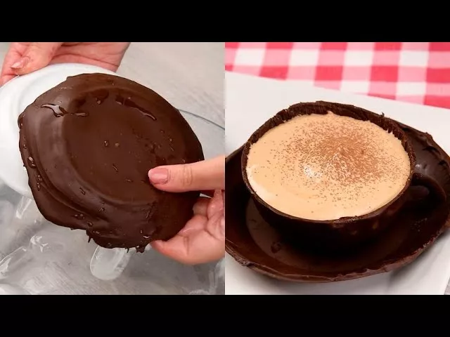 Chocolate small cups