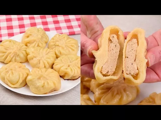 Jiaozi: steamed Chinese dumplings