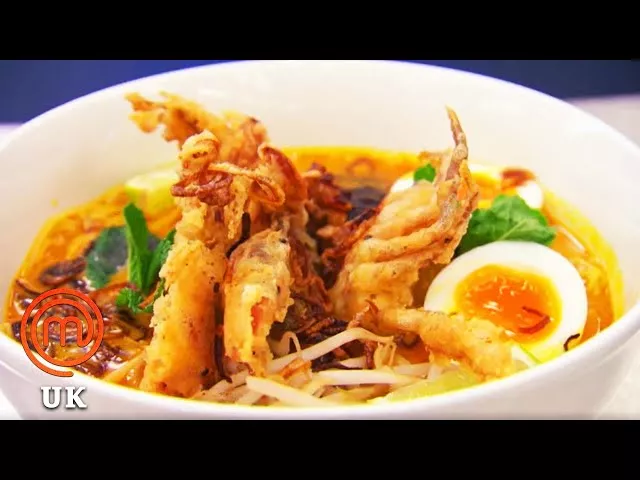 Soft Shell Crab With Noodles