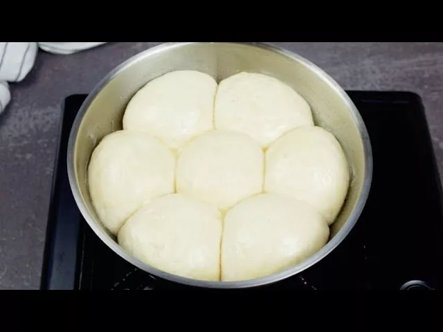 Fluffy brioche in a pan
