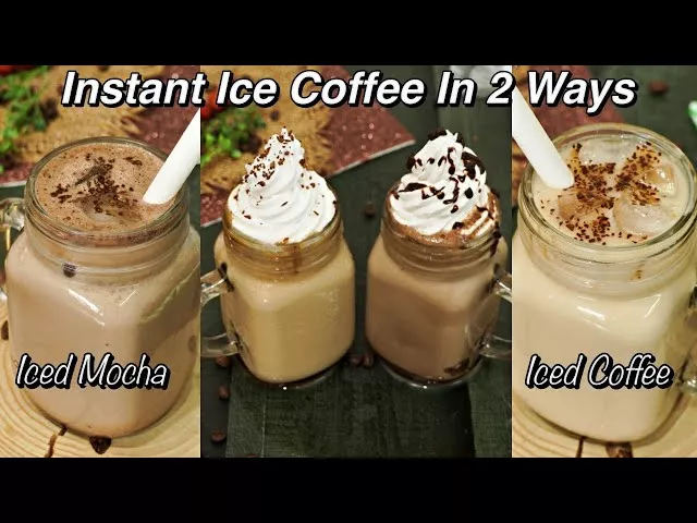 Starbucks Style Iced Coffee and Ice Mocha