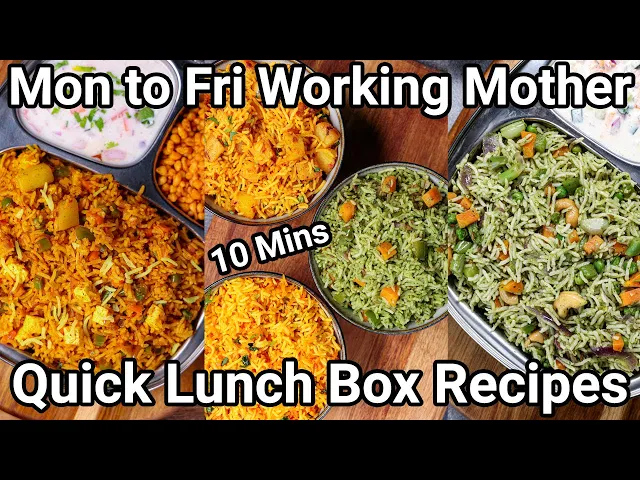 Quick & Instant Lunch Box Recipes
