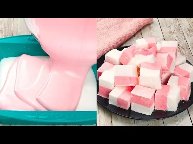Easy homemade pink marshmallows