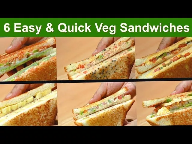 6 Tasty Veg Sandwich Recipes