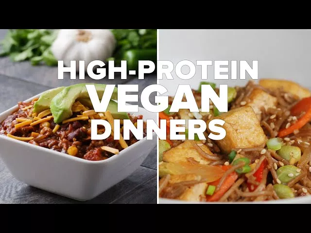 High Protein Vegan Dinners