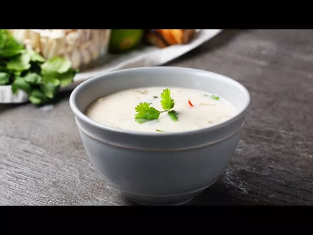 Easy Tom Kha Gai Chicken Coconut Soup
