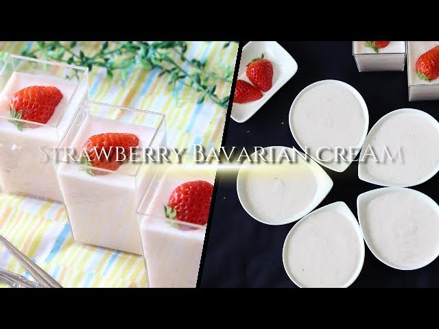 Strawberry Bavarois Cream