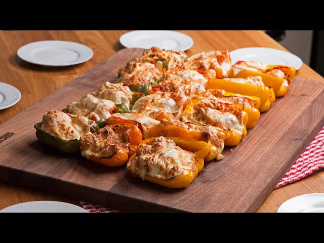 Chix Parm Stuffed Bell Peppers