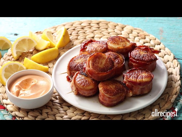 Spicy Bacon Wrapped Scallops