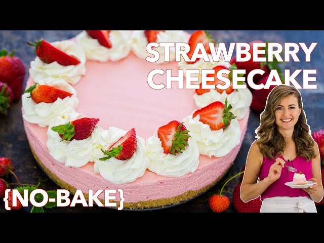 Easy No Bake Strawberry Cheesecake Dessert