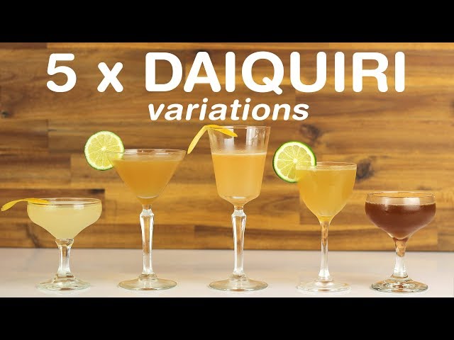 5 x DAIQUIRI VARIATIONS for National Daiquiri Day