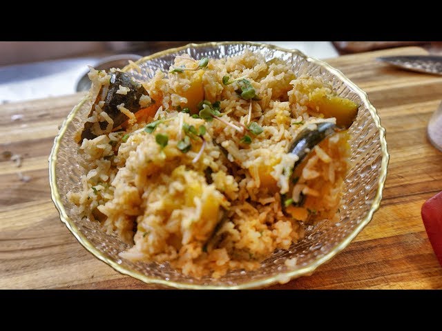 Basmati Brown Rice and Acorn Squash
