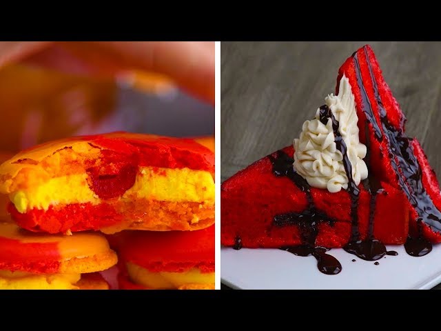How to Bake Macarons and Red Velvet Desserts