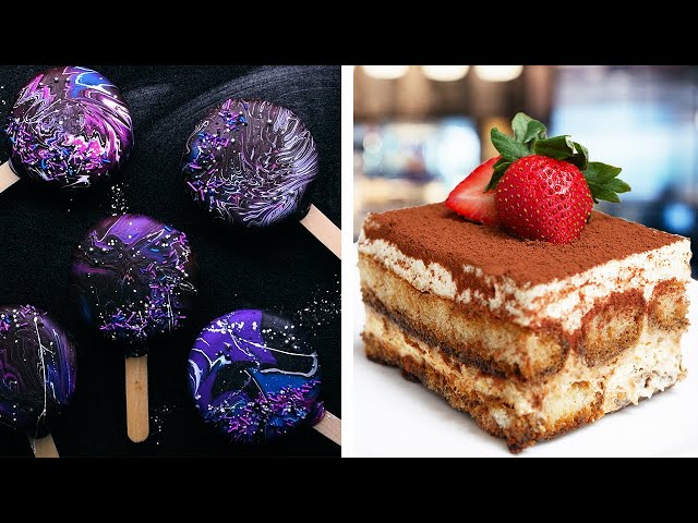 Galaxy Ice Cream Pops and Yummy Tiramisu Cake Recipe
