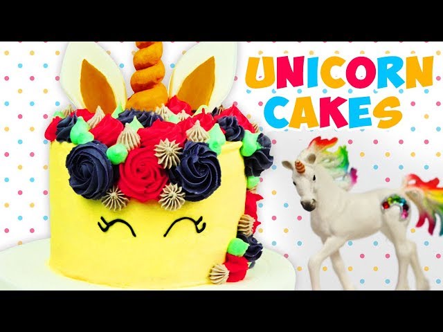 DIY YUMMY UNICORN CAKES ! How To Make Unicorn Cakes, Cheescakes