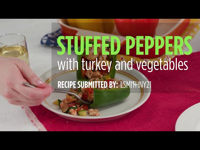 How to Make Stuffed Peppers with Turkey and Vegetables